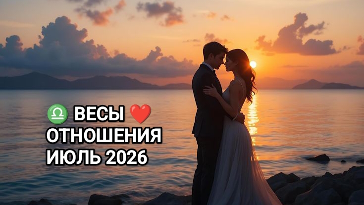 ♎ ВЕСЫ ❤️ ОТНОШЕНИЯ ИЮЛЬ 2026