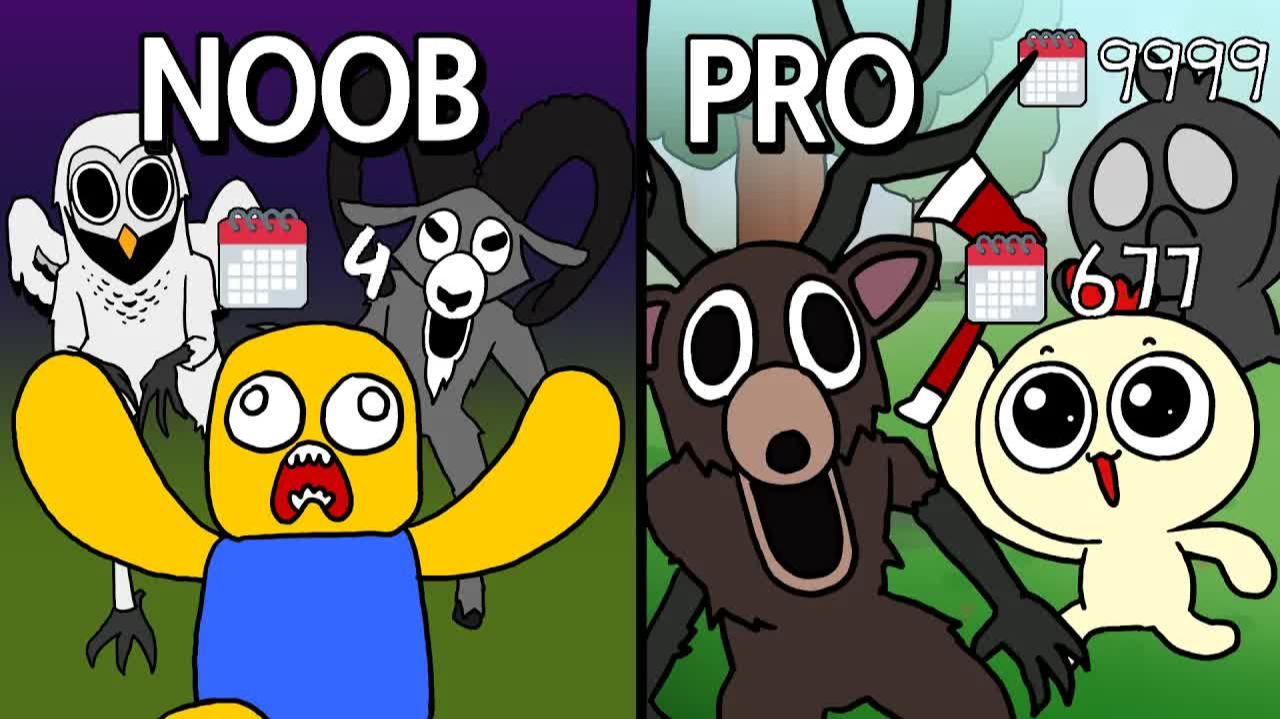 РОБЛОКС 99 НОЧЕЙ В ЛЕСУ 🦌 НУБИК ПРОТИВ ПРО МУЛЬТФИЛЬМ 😱