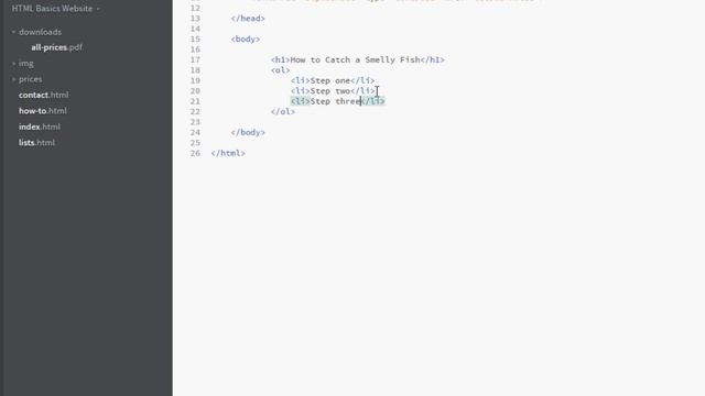 Урок 11 - HTML-списки - HTML Lists смотреть онлайн