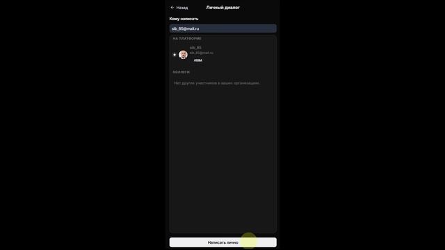 Личное сообщение в чате в Pocket смотреть онлайн