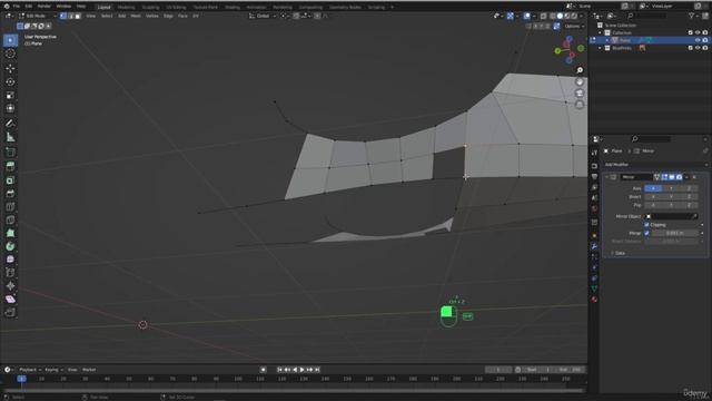 BLENDER Creating the Dune Ornithopter 8_Modeling section_Modeling the middle bottom side смотреть онлайн