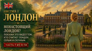 🇬🇧 Англия // Ненастоящий Лондон? // Покажи это видео тем, кто считает Лондон скучным // часть 7