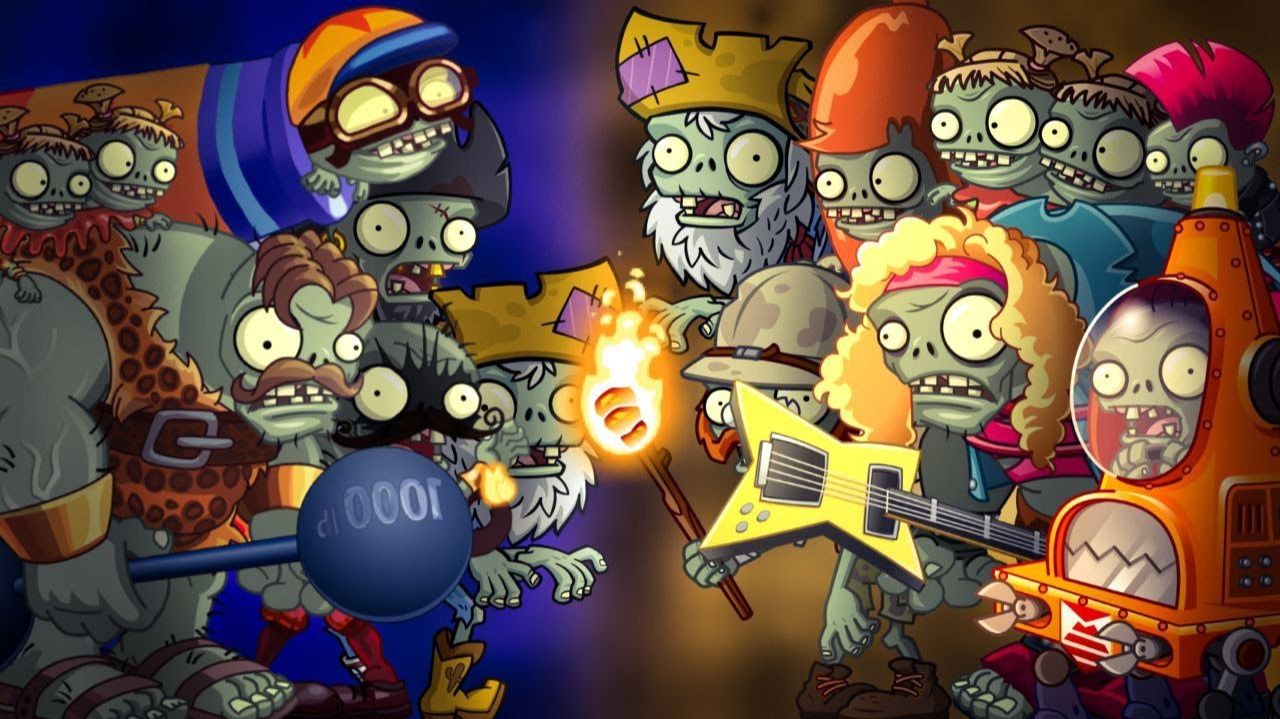 Зомби против растений Plants vs Zombies ПвЗ Растения против Зомби PvZ Fusion Битва прохождение