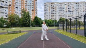 Упражнения с деревянным шестом 100 см (15)