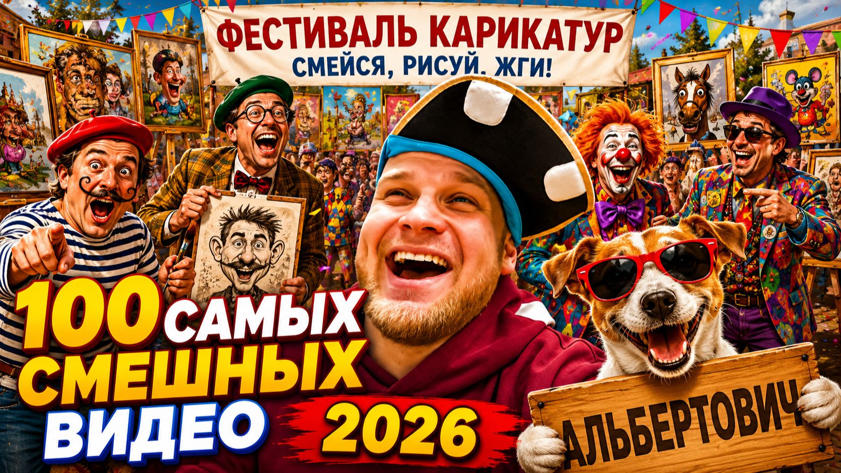 🔥😂 100 САМЫХ СМЕШНЫХ ВИДЕО 2026 ГОДА 🔥🤣 НОВЫЕ ПРИКОЛЫ, ЛУЧШИЕ СКЕТЧИ ЮМОР 🤯 НАТУРАЛ АЛЬБЕРТОВИЧ