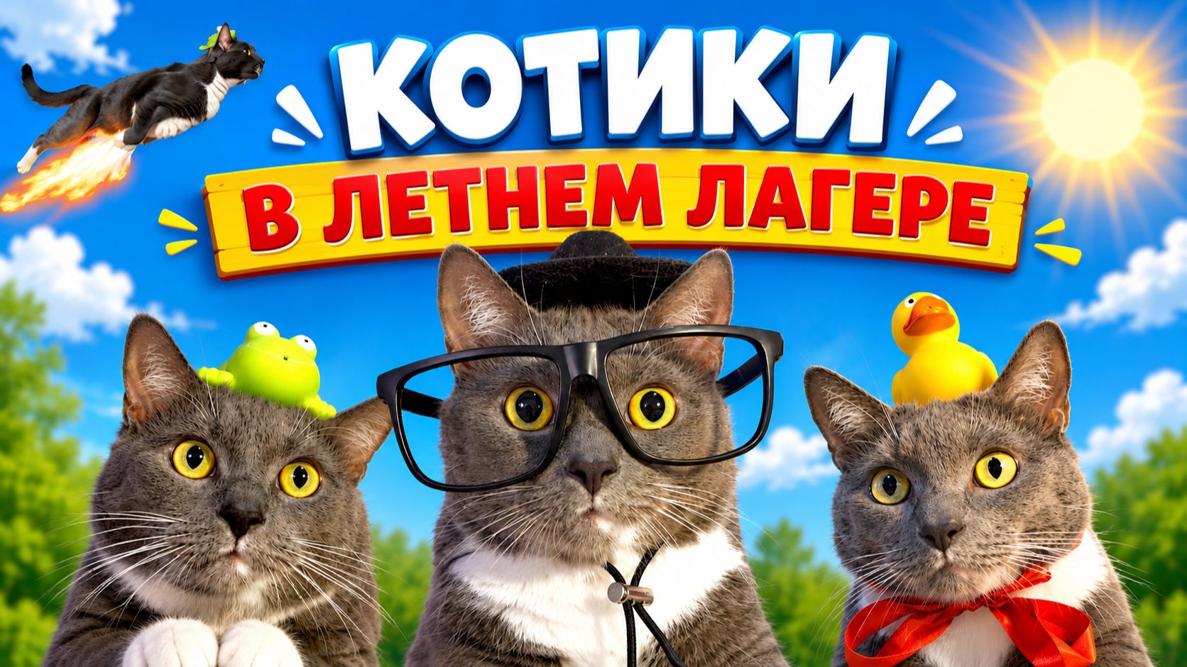 КОТИКИ В ЛЕТНЕМ ЛАГЕРЕ смотреть онлайн