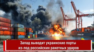 Запад выводит украинские порты из-под российских ракетных ударов