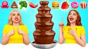 Шоколадный Фонтан Челлендж _ Кулинарная Битва с Едой от Mega DO Challenge