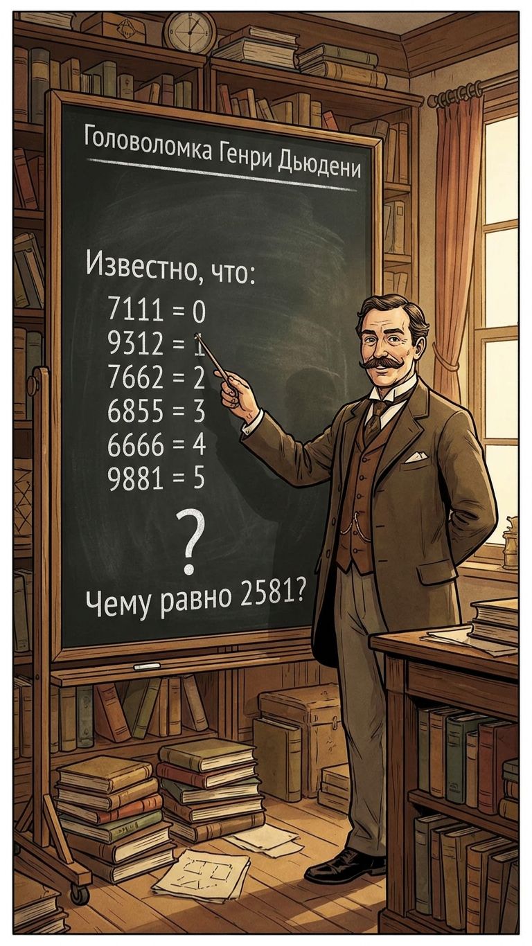 Головоломка Генри Дьюдени!