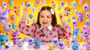 Волшебные яйца Hatchimals: распаковка Hatch Magic Eggs! Кто вылупится?