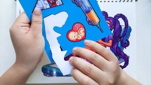 ГУГУГАГА и мальчики из Poppy Playtime Chapter 5 Стикербук своими руками