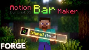 Мы СОЗДАЛИ мод с КАСТОМНЫМ экшнбаром! ActionBar Maker (ABM) - Гайд