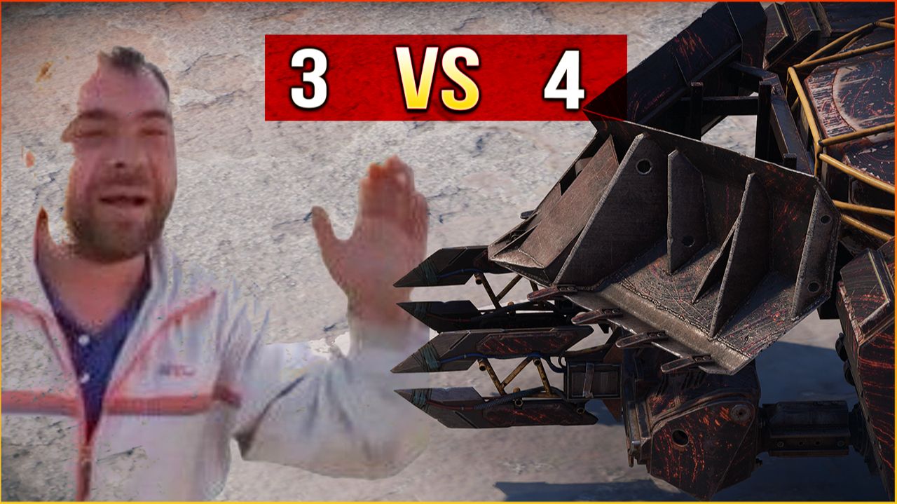 Победить втроём ПРОТИВ ЧЕТВЕРЫХ • Crossout • КП смотреть онлайн