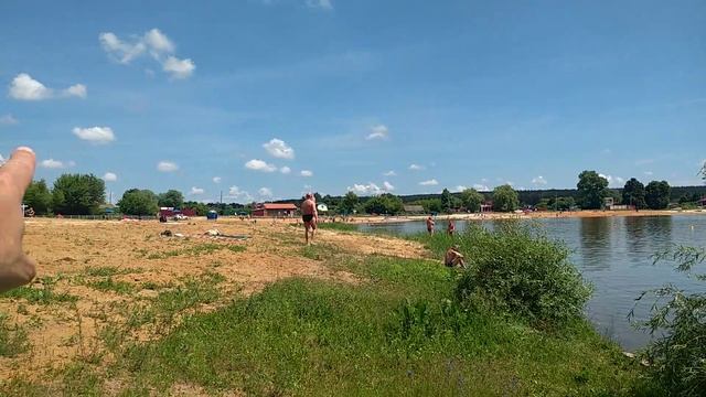 1245, 14.06.2021, город, Орёл, озеро, Светлая жизнь, пруд, песчаный, карьер, дно, песок, место, для, смотреть онлайн