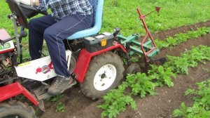 МТ-110  и работа на картофельном участке.