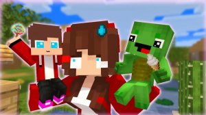 Джей Джей и Майки стали детьми!？ — анимация из Minecraft Джей Джей и Майки