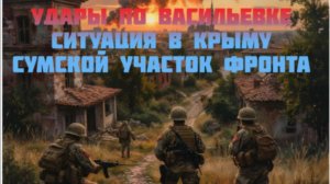 Новости СВО Сегодня- Удары по Васильевке Ситуация в Крыму Сумской участок фронта
