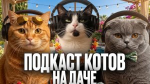 Коты на даче - подкаст котов