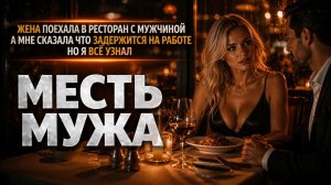ЖЕНА ПОЕХАЛА В РЕСТОРАН С МУЖЧИНОЙ МНЕ СКАЗАЛА ЧТО ЗАДЕРЖИТСЯ НА РАБОТЕ НО Я ВСЁ УЗНАЛ I МЕСТЬ МУЖА