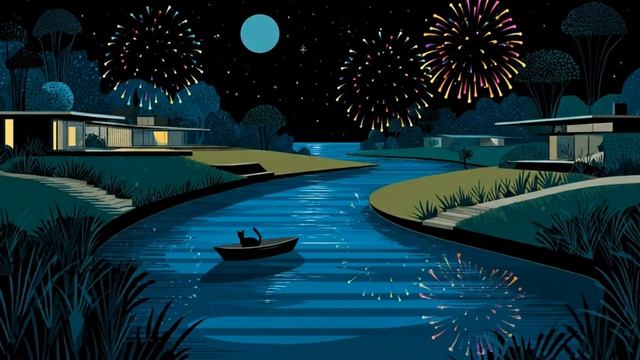 Your Blue Moon Private Fireworks Display ｜ 1950s Exotica with a Hint of Doo-Wop After Dark смотреть онлайн
