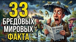 33 Бредовых факта, которые полностью меняют взгляд на мир