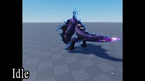 Azure Golem Animations (Forsaken)
