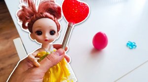 Кукла и волшебные кристаллы - цветы