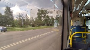 поездка на автобусе ЛиАЗ 5292 борт 192596 по маршруту 743