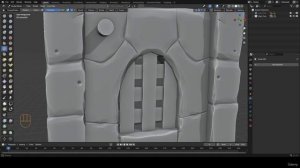 Create a Stylized Fort for Games Blender to Substance 10 - Texturing the main towerpart-2