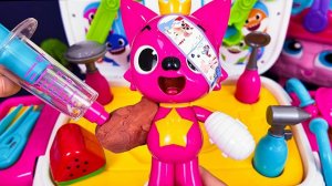 Мультики для девочек 🚑 Набор игрушек «Pinkfong» и скорая помощь. Мультики для детей и малышей