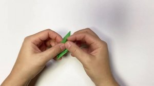 Как сложить розу бутон для оригами