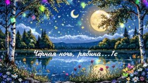 Чёрная ночка, рябина... ВИДЕО ПЕСНЯ В ДУШУ
