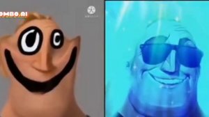 Mr incredible becoming happy and canny singing wombo ai