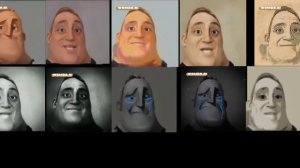 Mr incredible becoming uncanny all stars singing Harder better faster stronger (part 2)