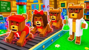 УЧЁНЫЙ СОЗДАЁТ ЗЛЫХ МЕДВЕДЕЙ в СУПЕР МИШКА! Super Bear Adventure