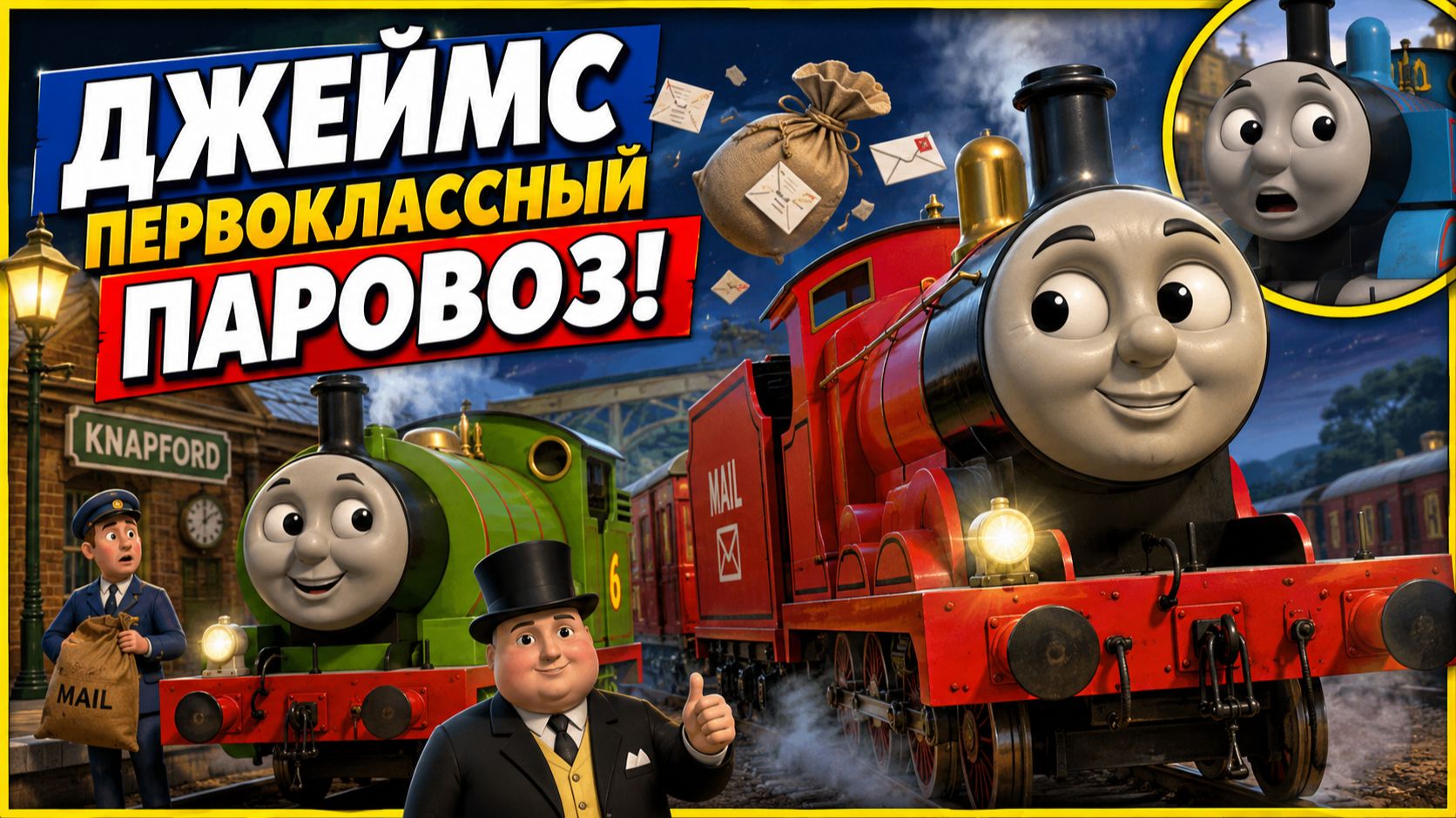 Джеймс и важная почта 🚂 Томас и его друзья  Лучшие истории для детей