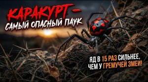 Каракурт - Самый Опасный Паук!