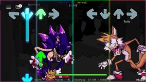 fnf you cant run beast Sonic vs crazy Tails