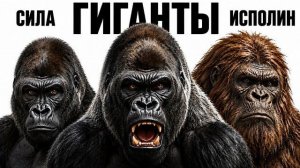 ГОРИЛЛЫ И ГИГАНТОПИТЕ живые гиганты и исчезнувший исполин