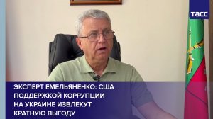 Эксперт Емельяненко: США поддержкой коррупции на Украине извлекут кратную выгоду