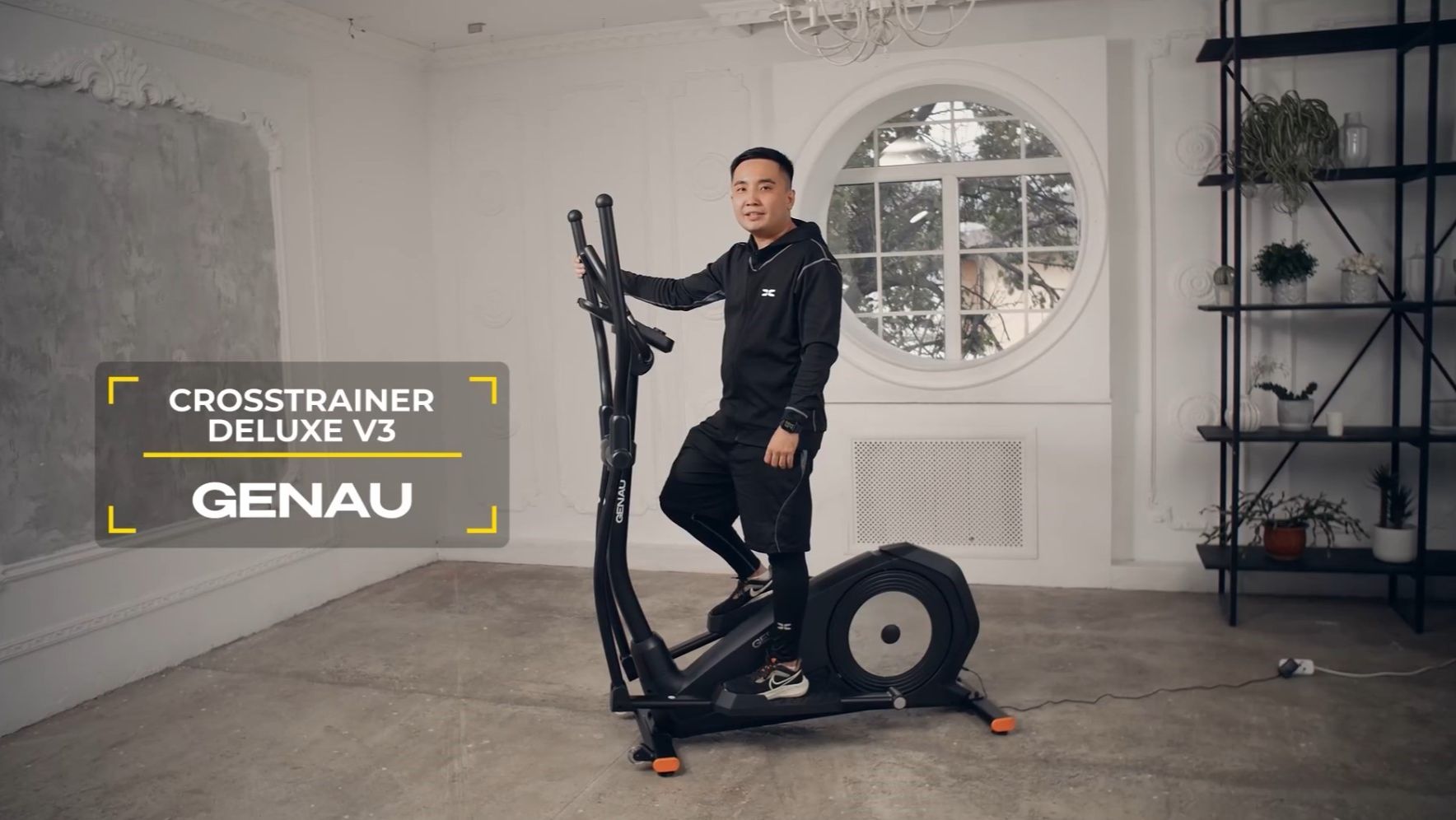 Эллиптический тренажер Genau Crosstrainer Deluxe V3. Обзор.