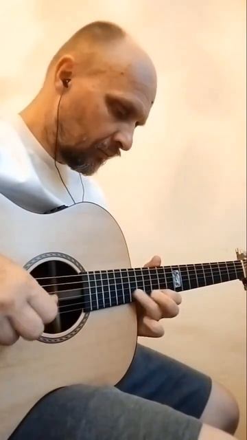 Фрагмент пьесы для гитары - Guitar piece fragment смотреть онлайн