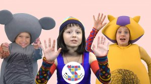 Кукутики и Любаша Зебра в клеточку - С Днем рождения -Развивающие мульт песни для детей малышей