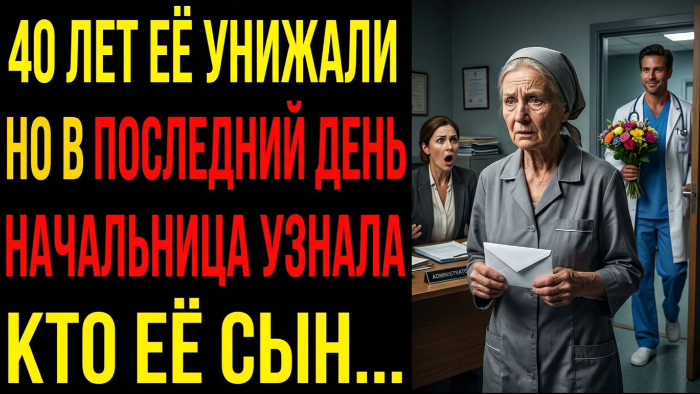 Истории из жизни Я 40 лет проработала санитаркой. В мой последний день начальница узнала, чья я дочь смотреть онлайн