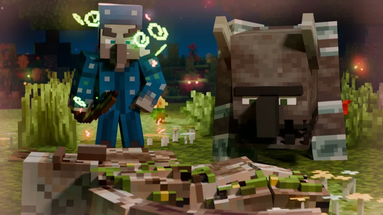 IRON GOLEM BECOMES EVIL： Part1 - Minecraft Animation смотреть онлайн