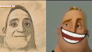 Mr incredible becoming canny all stars and uncanny all stars singing wombo ai (part 3)