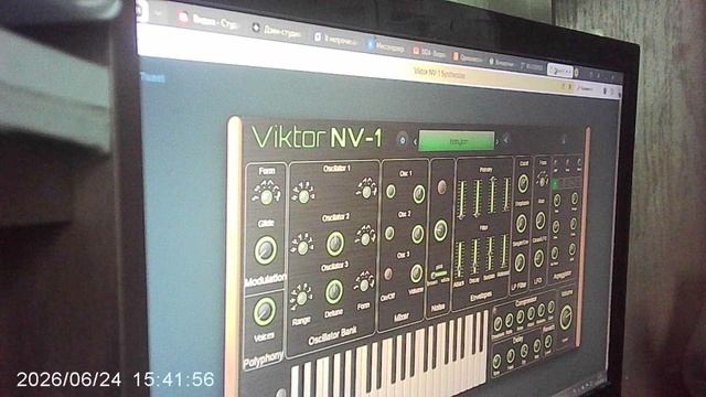 Он-лайн синтезатор VIKTOR NV-1: "во саду ли, в огороде"