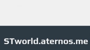 играю на своем серве STworld.aternos.me