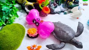 Мультики для детей. Играем с разными яркими игрушками и пластилином. Мультики для малышей