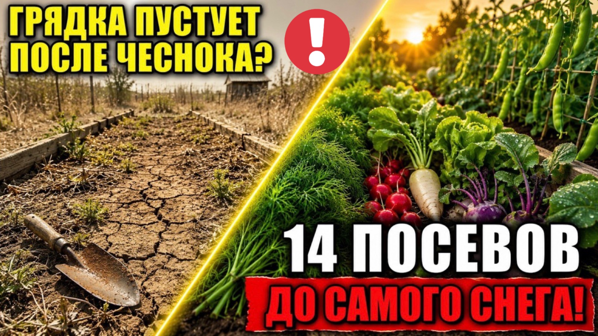 14 ПОСЕВОВ ИЮЛЯ, о которых забывают 9 из 10 дачников! Урожай до самого снега смотреть онлайн